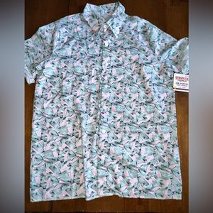 Stranger Things Jim Hopper nwt button down costume shirt size XL